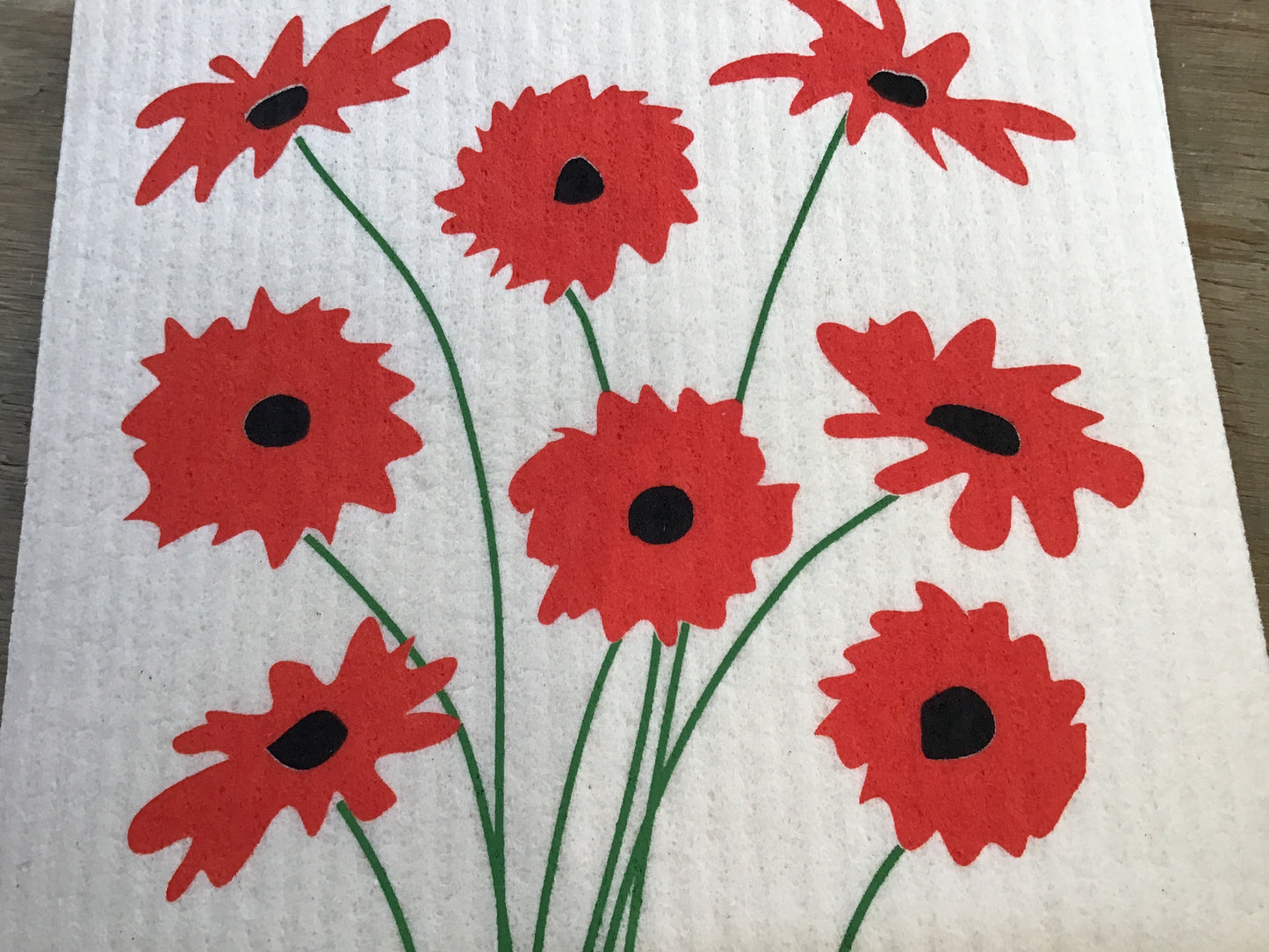 Three Bluebirds Swedish Dishcloth