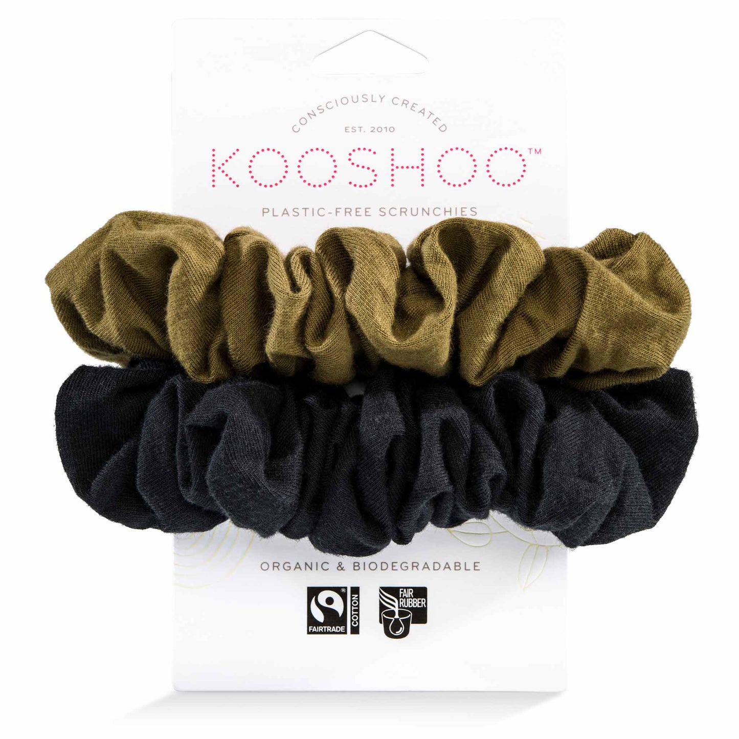 Kooshoo Plastic Free Hair Scrunchies